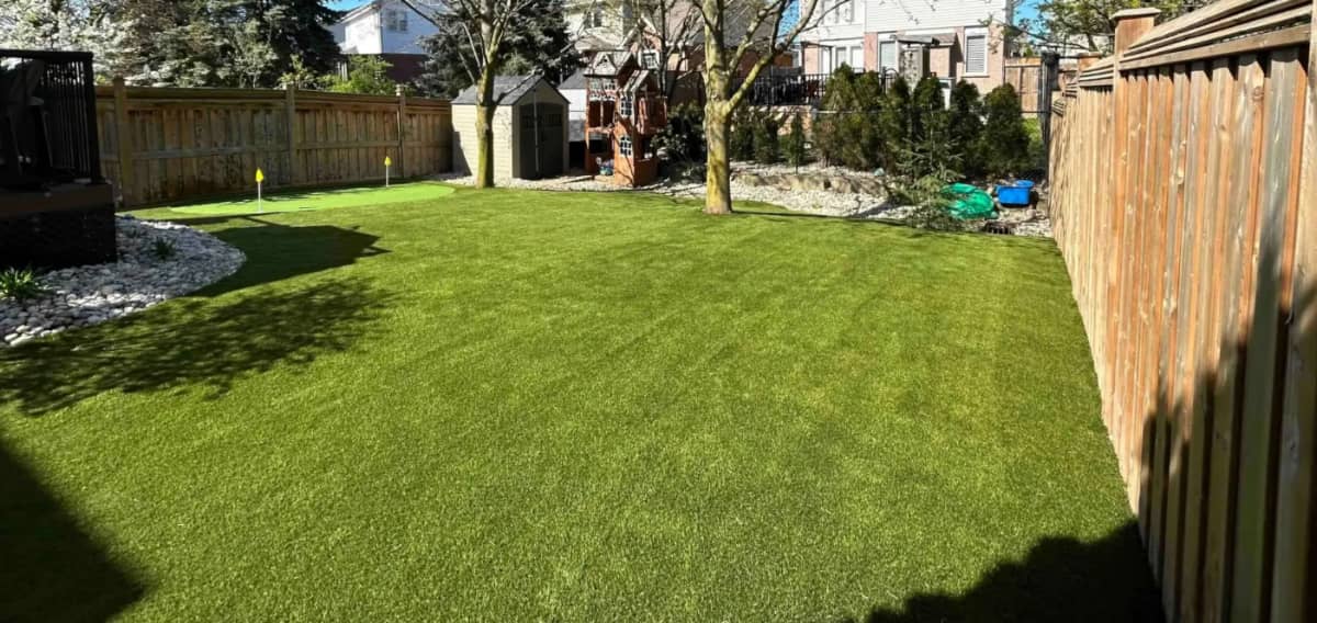 landscaping by Noblegreen Turf & Landscaping - Toronto Artificial Grass in Willowdale
