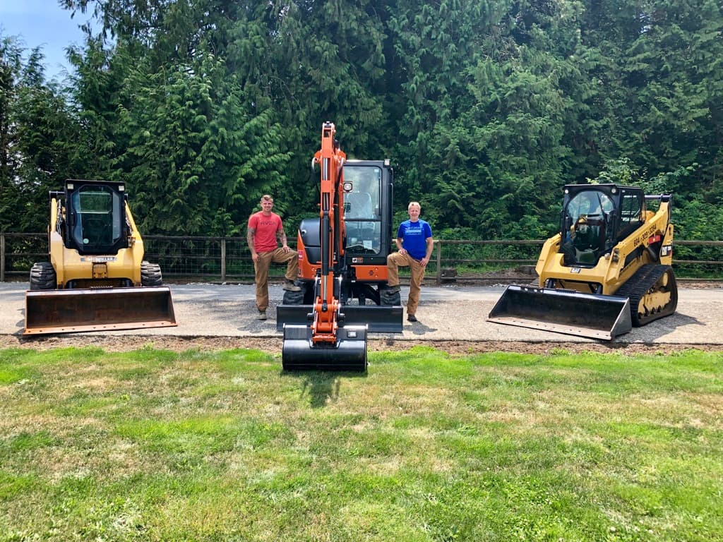 excavating & site prep by Norskk Earthworks in Cloverdale