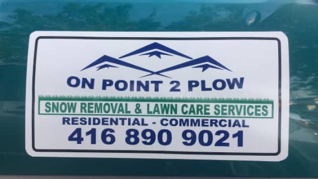 snow removal by On Point 2 Plow in Pickering