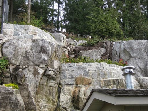 landscape design by Paving Stone Contractors in Lonsdale