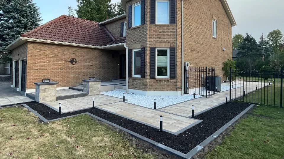 landscaping by Pedra Landscaping in Richmond Hill