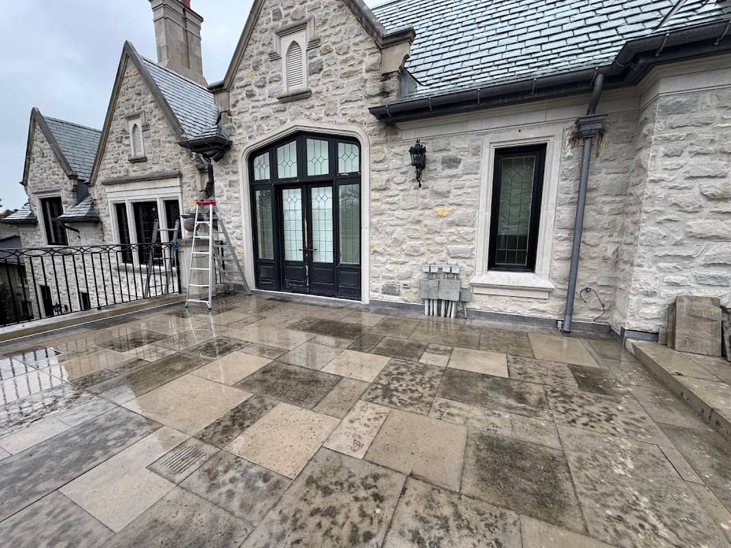 landscaping by Pisces interlock and landscaping in Bayview Village