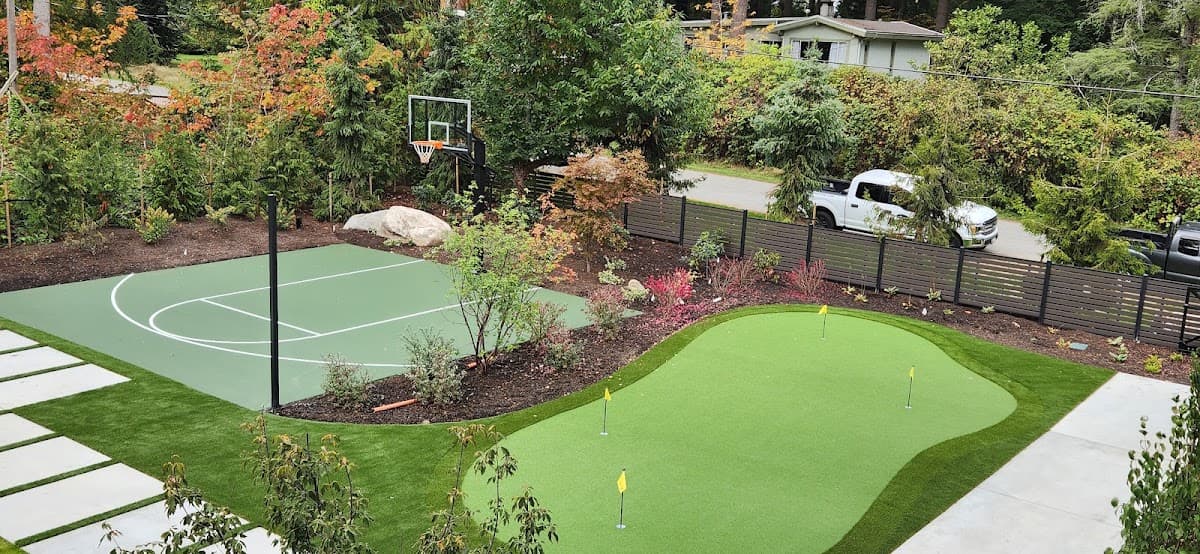 lawn care by Precision Greens Inc in Cloverdale