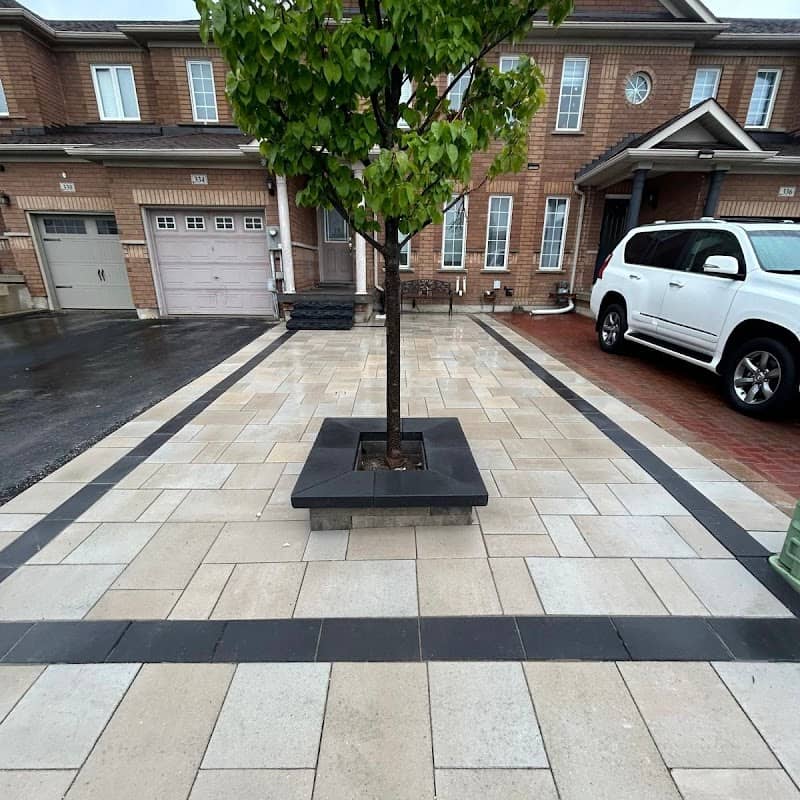 landscape design by Primrose Landscaping & Snow Removal Ltd. in Vaughan