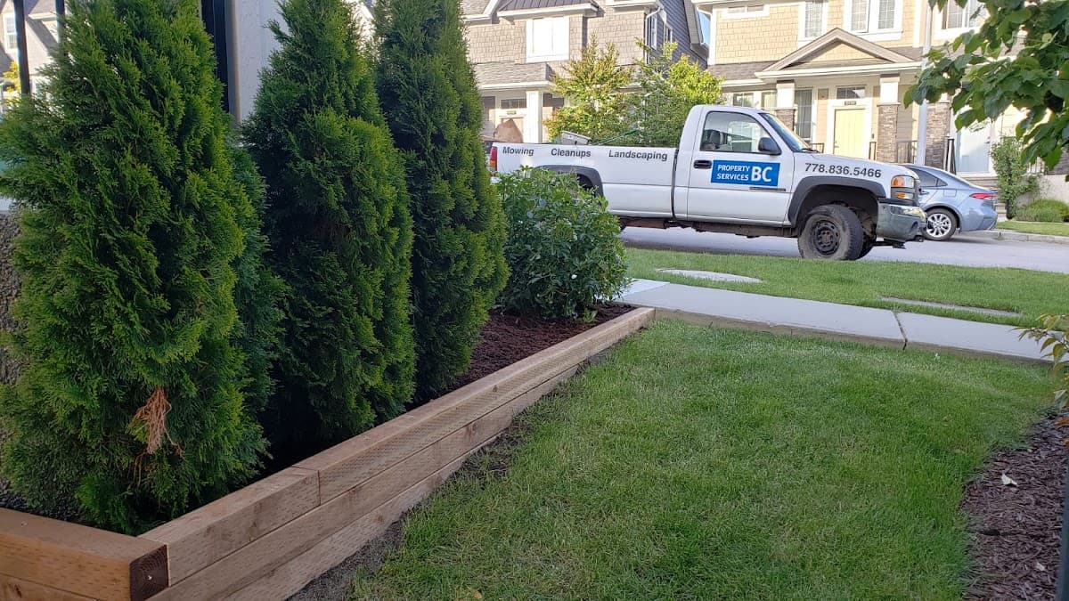 landscaping by Property Services BC - Lawn Care & Hardscape in South Surrey