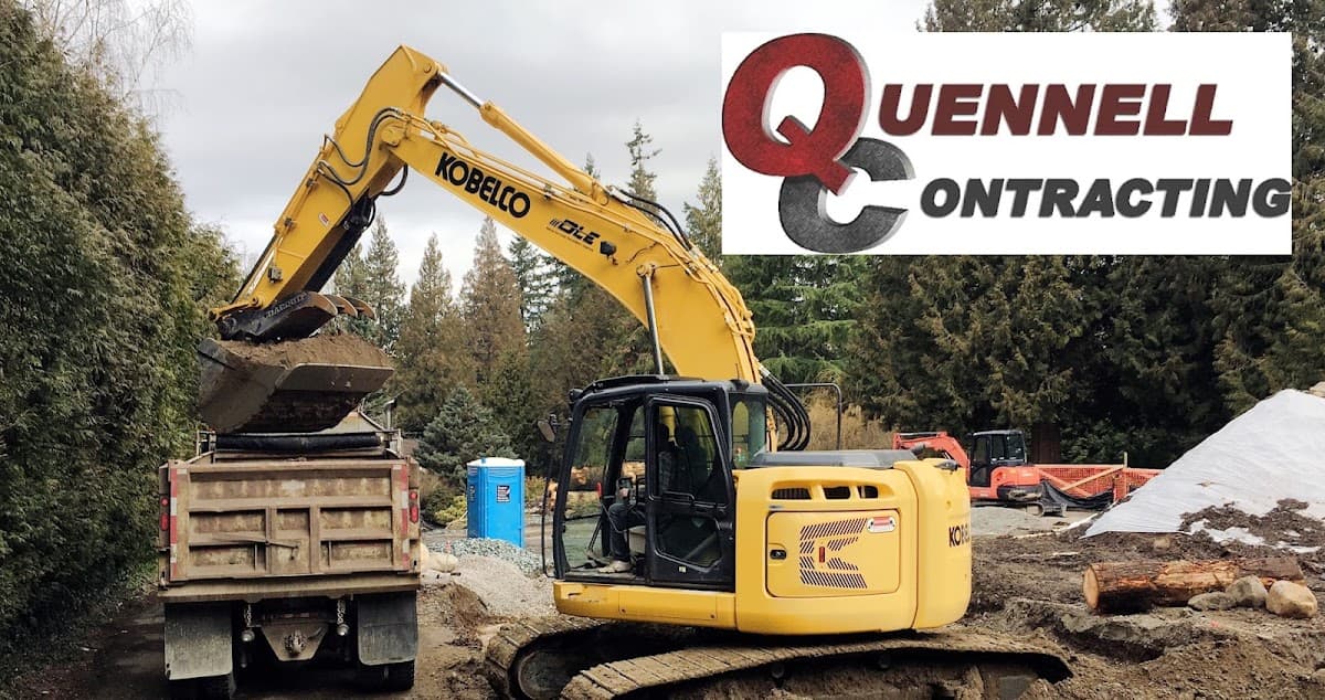 excavating & site prep by Quennell Contracting & Excavating in Cloverdale