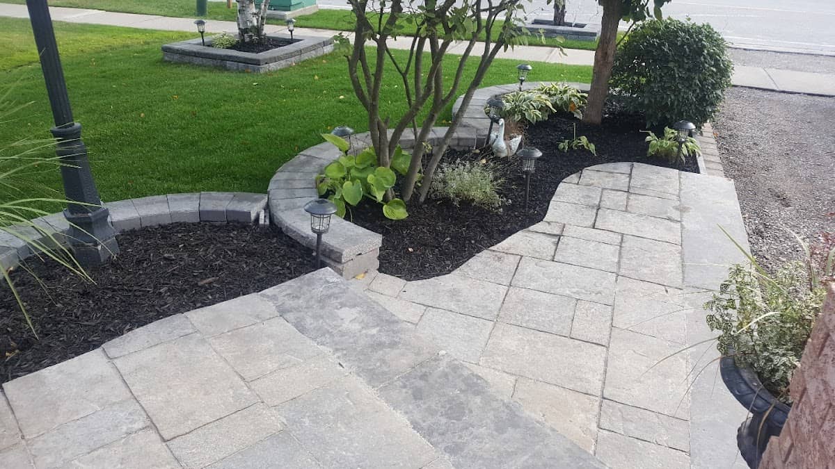 landscape design by Red Oak Landscape Contractors Inc in Pickering