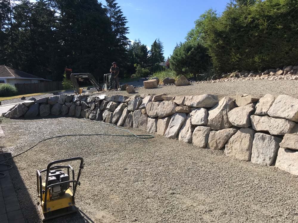 excavating & site prep by Rough Rock Contracting Ltd in Point Grey