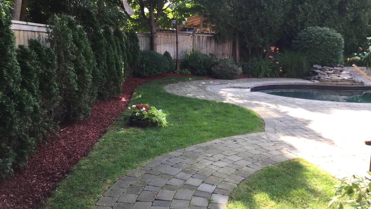 landscaping by S.A Landscape Associates in Yorkville