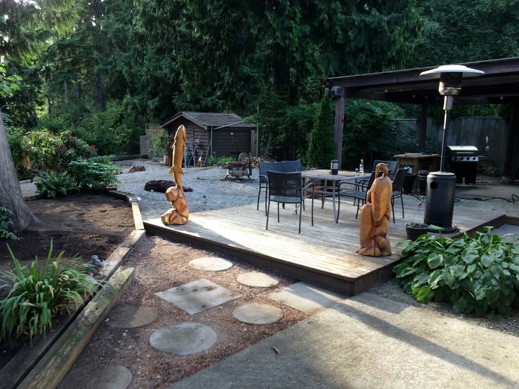 landscape design by Sandman Contracting in Langley