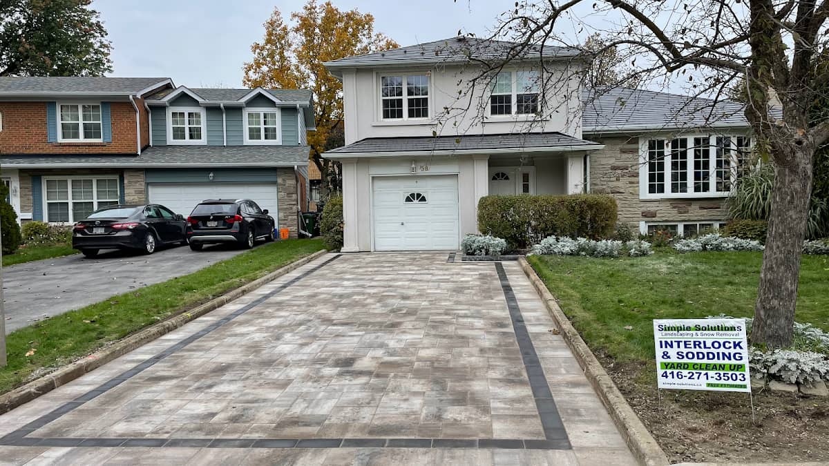 landscaping by Simple Solutions - Landscaping Maintenance & Snow Removal Company in Willowdale