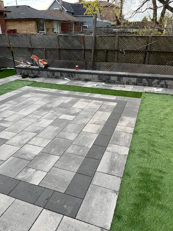 landscape design by Skyline Construction Company in Agincourt