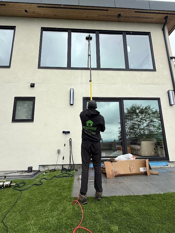 pressure washing by Starview Property Services Ltd in Lonsdale
