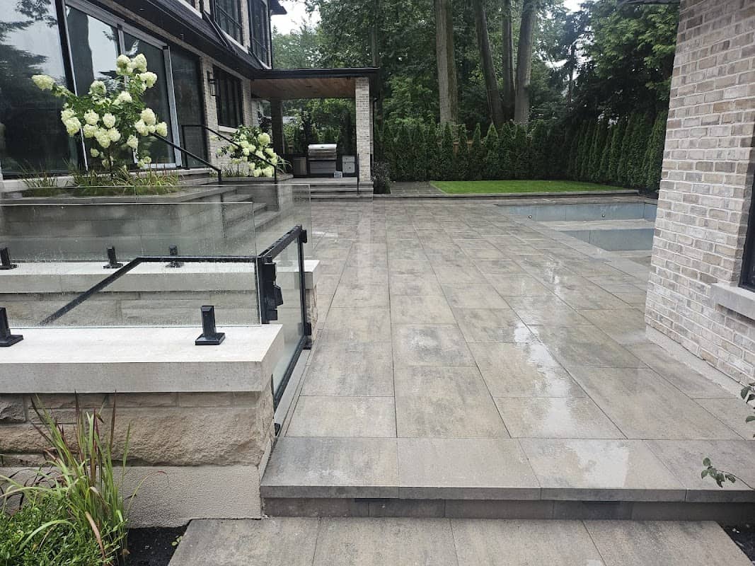 landscaping by Stone King Landscape & Design Inc. in Willowdale