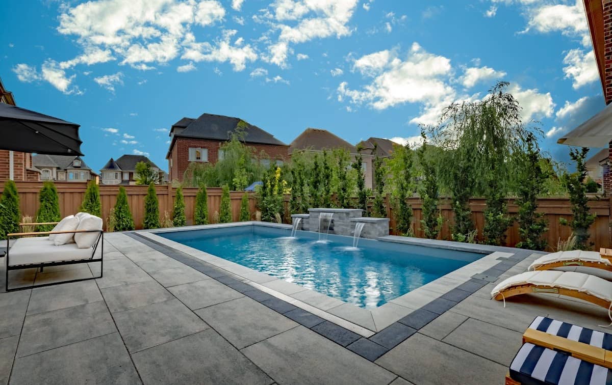 landscape design by Strong Base Interlock, Landscaping & Pool Installation in Vaughan