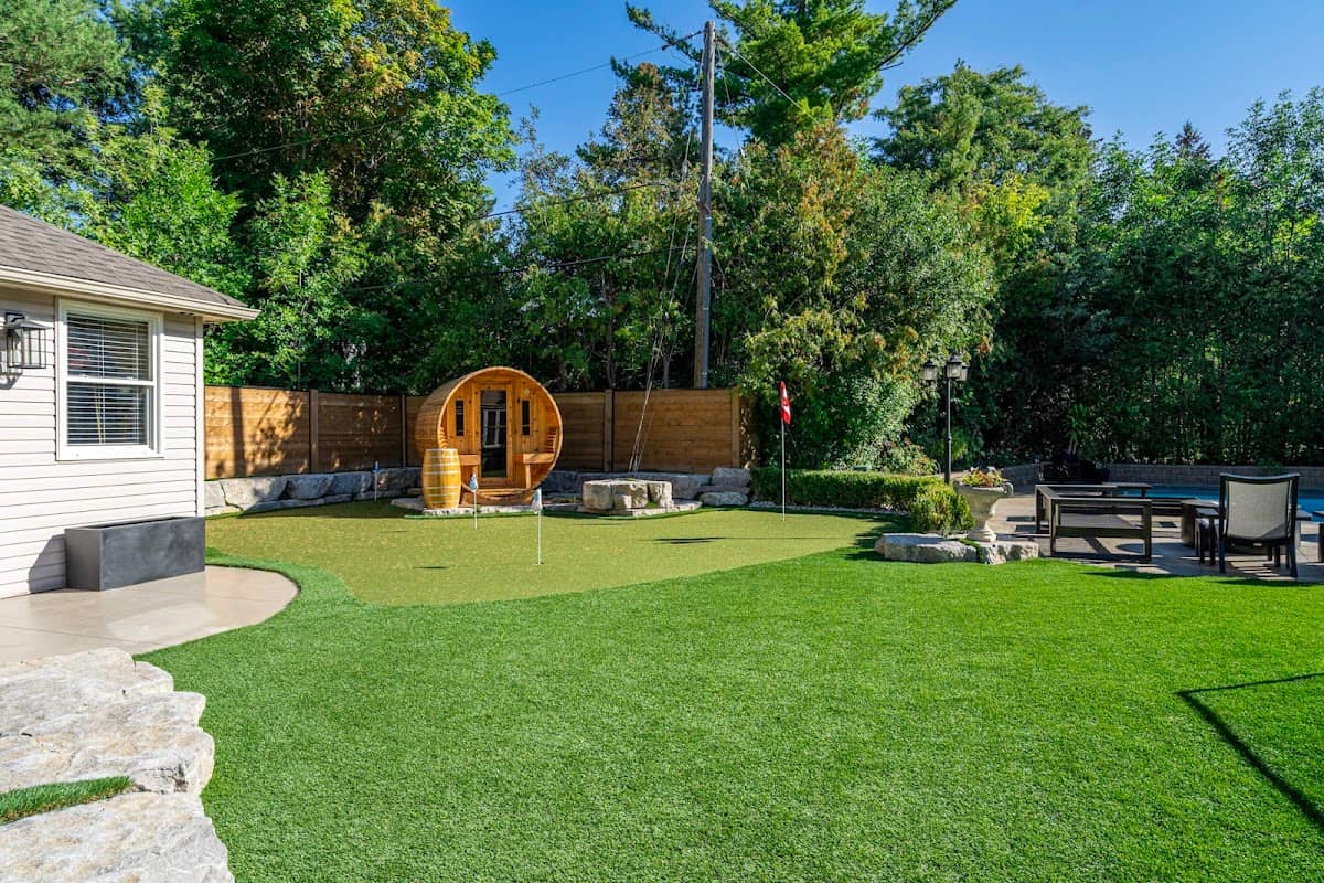 landscape design by SYNLawn Toronto Artificial Grass in Islington-City Centre West