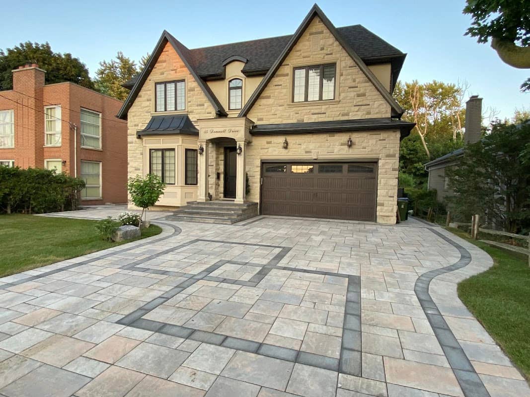 landscaping by The One Interlocking & Landscaping in Bayview Village
