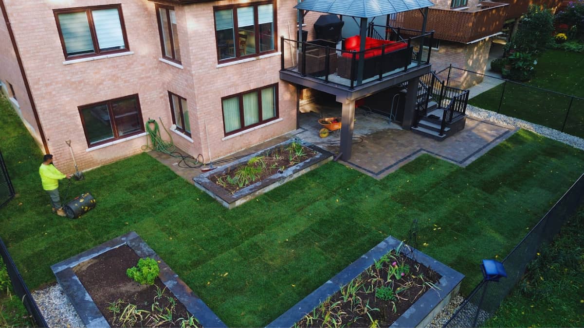 landscaping by The SodFather in Oakville