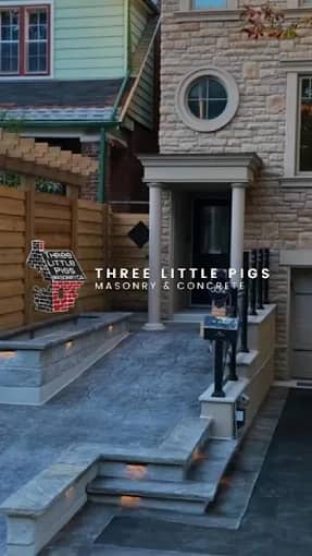 interlocking by Three Little Pigs Masonry in Richmond Hill