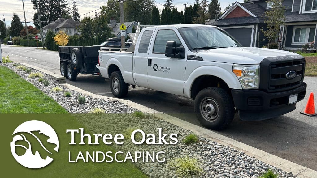 landscaping by Three Oaks Landscaping in Surrey