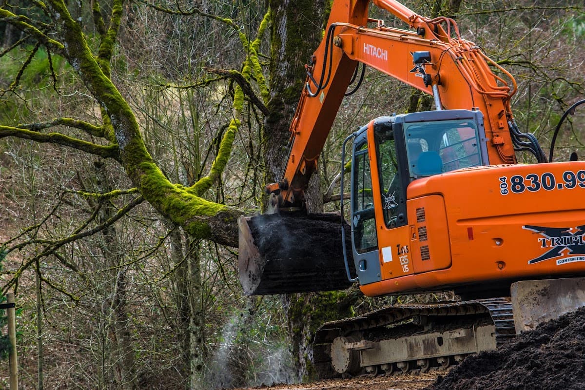 excavating & site prep by Triple X Contracting in South Surrey