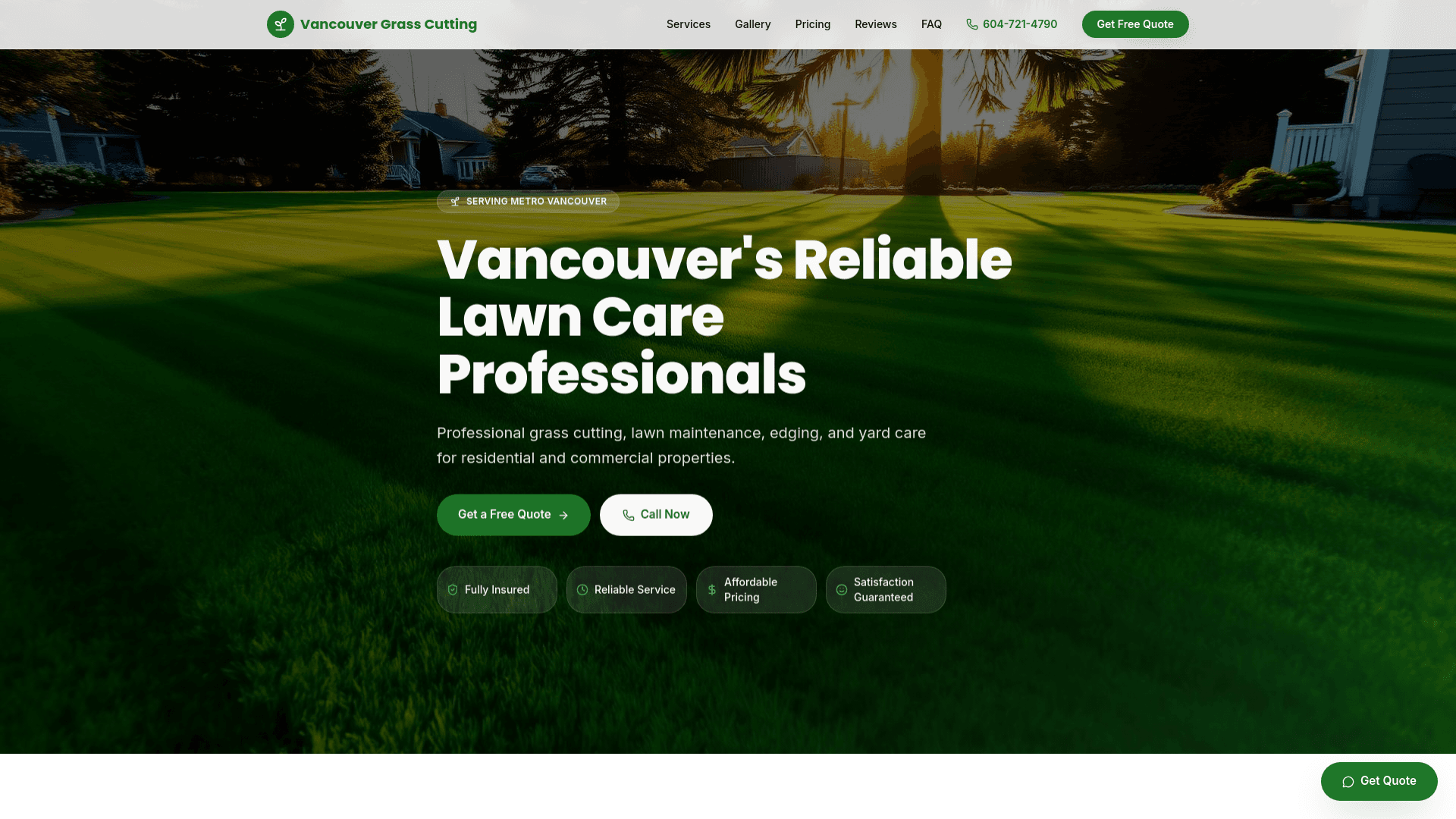 vancouver grass cutting, photograph 2 of Cloverdale