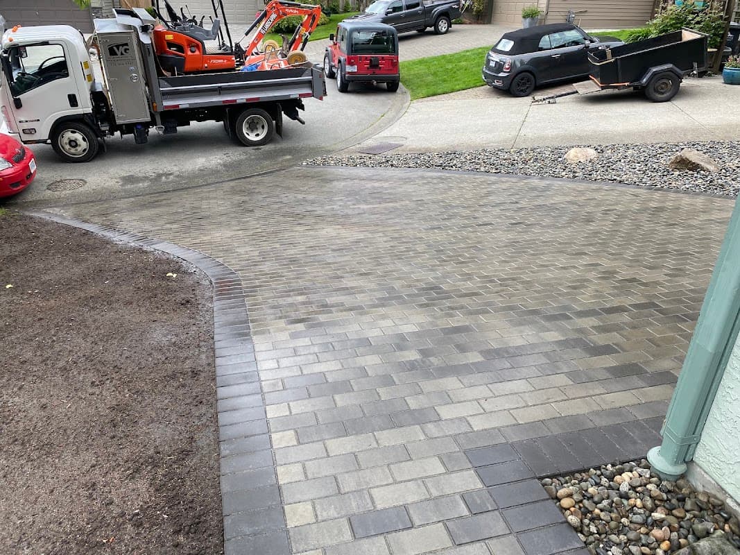 interlocking by VG Landscaping Ltd in Lonsdale